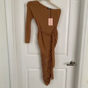 Missguided bodycon dress, one shoulder dress